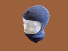 SWISS MILITARY ARMY COLD WEATHER FACE MASK 100 WOOL GREY BALACLAVA GENUINE