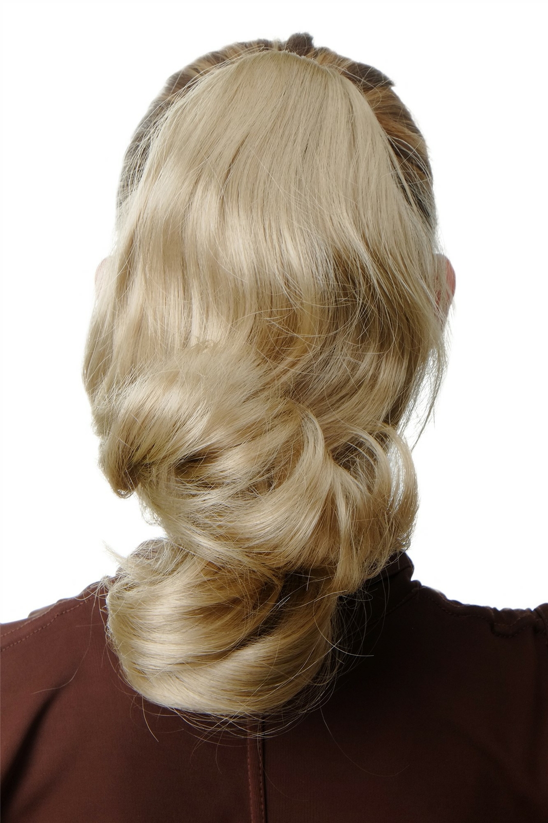WIG ME UP Voluminous Wavy Light Blonde Ponytail Hair Piece 30cm SA04-202