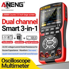 3-in-1 ANENG AOS03 Handheld Digital Multimeter + Oscilloscope + Signal Generator
