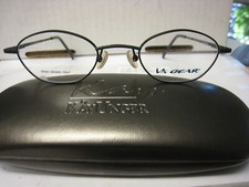 LA GEAR EYEGLASS FRAMES Style SHELL BEACH Sz. 47-22-140 in BLACK Free CASE