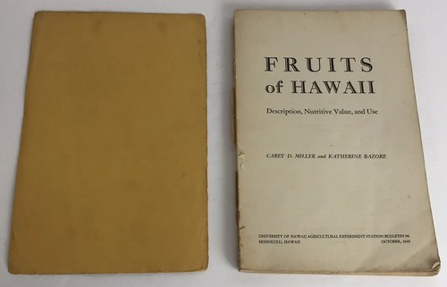 Früchte von Hawaii Agricultural. Experimentstation 1945 Beschreibung Nährwert Verwendung - Bild 7 von 13