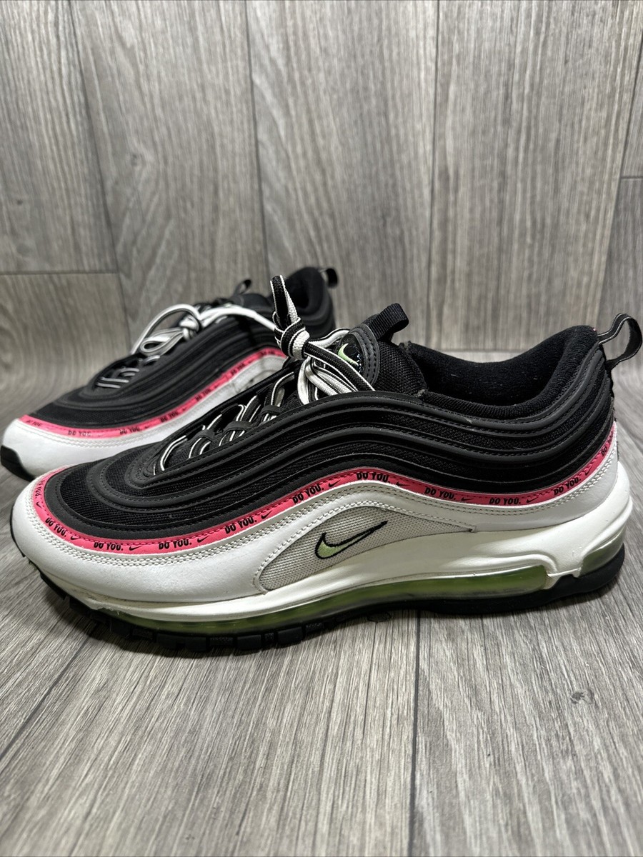Nike Mens Air Max 97 Do You Black White Pink Sneaker DM8126-001 Size 11