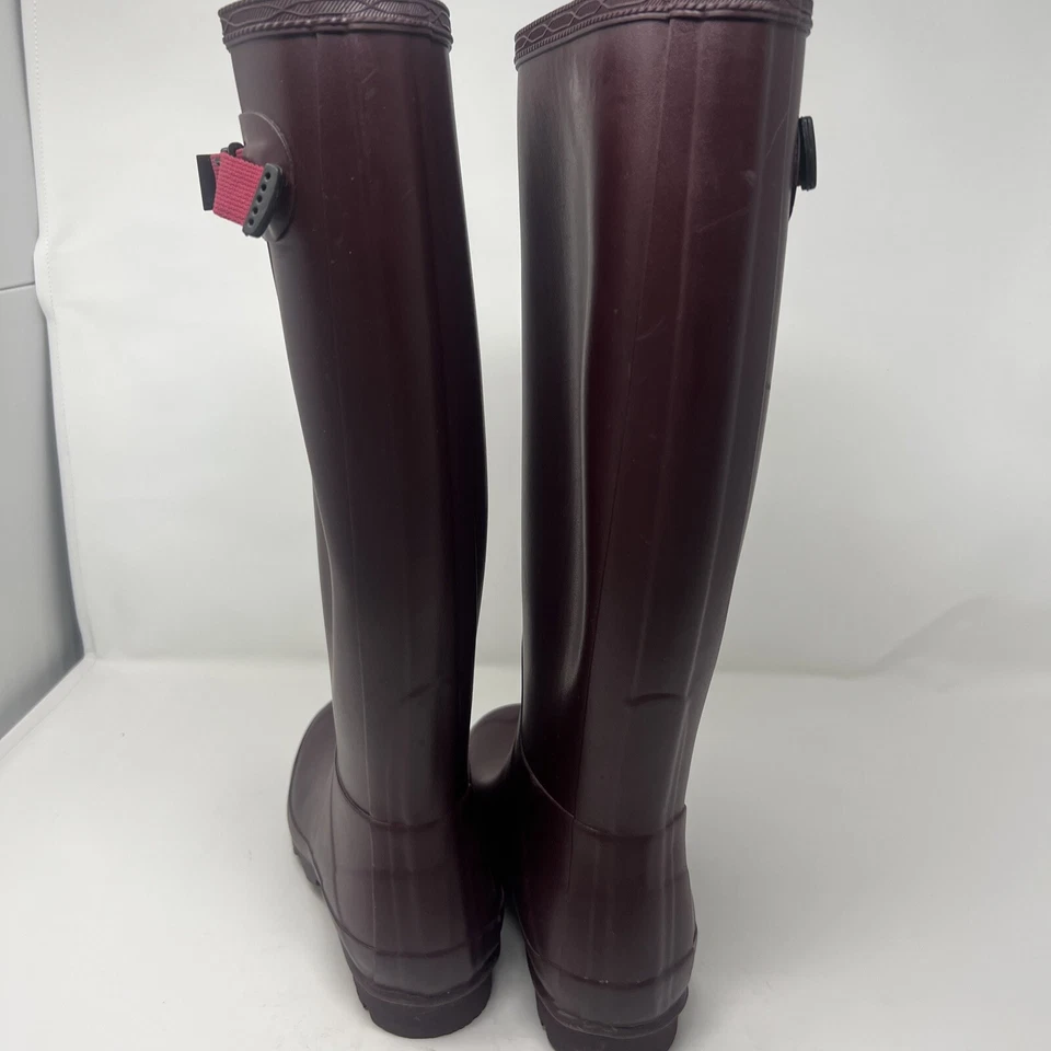 $168 Botas HUNTER ORIGINALES RAIN NORRIS FIELD WELLINGTON Granero Inglés Foto 4 de 4