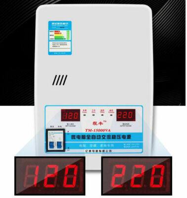 120-270V To 220V Automatic 15KW Voltage Stabilizer AC Regulator Power Supply