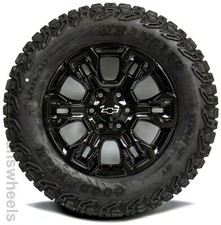 4 New Chevy Silverado Tahoe Suburban Replica 18” Black Wheels Rims Tires 14089