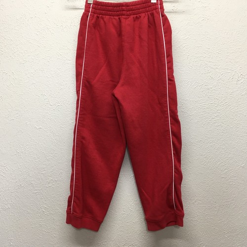 Kids Oklahoma Sooners OU Sweatpants Size Large Red Cotton Blend Pockets - Picture 4 of 6