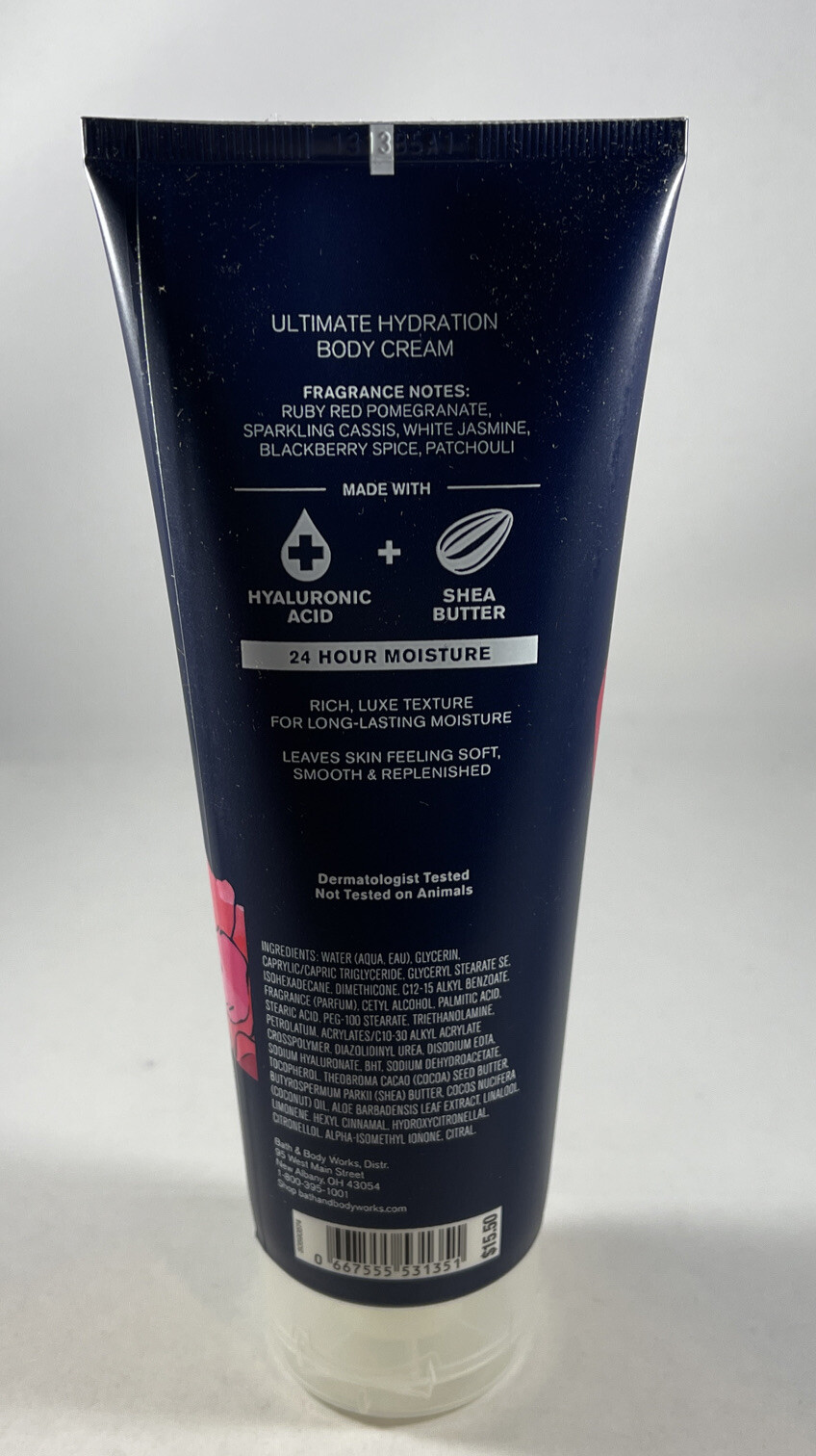 BATH & BODY WORKS MIDNIGHT POMEGRANATE ULTIMATE HYDRATION BODY LOTION CREAM 8 OZ