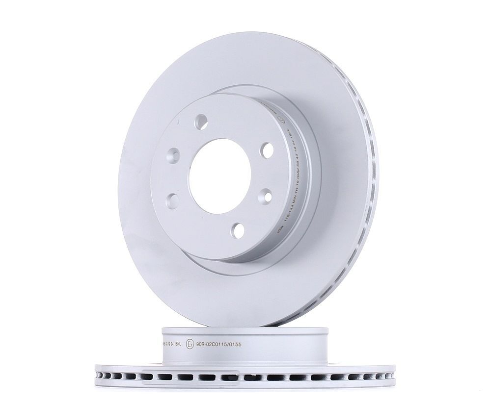 Disque de frein avant ventilé 252mm compatible Hyundai i10 essence 2013-2020