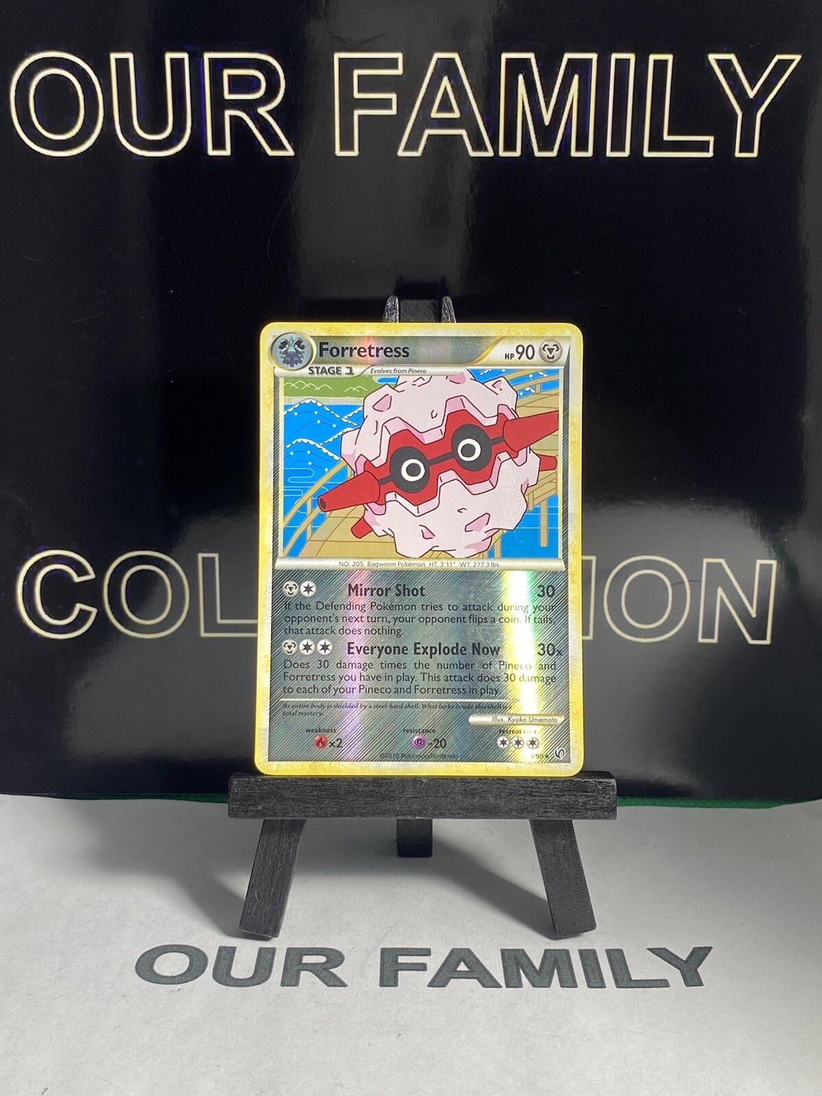 FORRETRESS - 3/90 - Undaunted - Reverse Holo - Pokemon Card - NM/LP