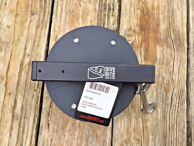 Dive Rite Sidewinder Cave Explorer Reel 900' white #24 Braid Line