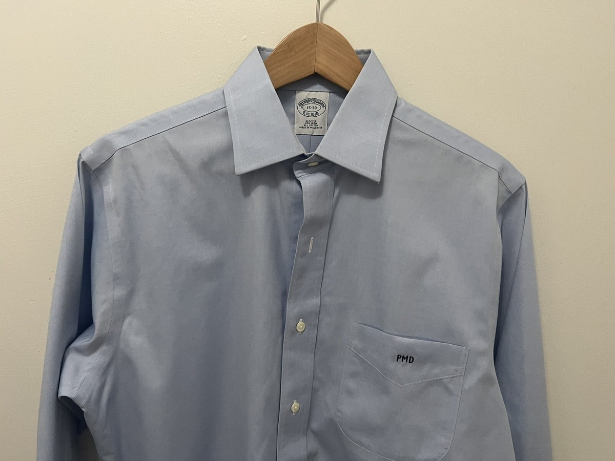 brooks brothers tall dress shirts Custom Brooks Brothers Tall Wrinkle-Free Stretch Pinpoint Dress Shirt