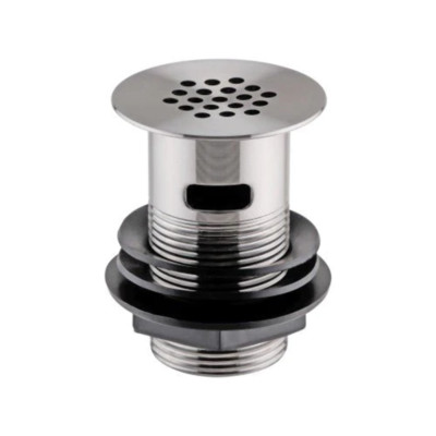 1 1/4'' Chrom Schlitz Gitter Waschtisch Ablaufgarnitur