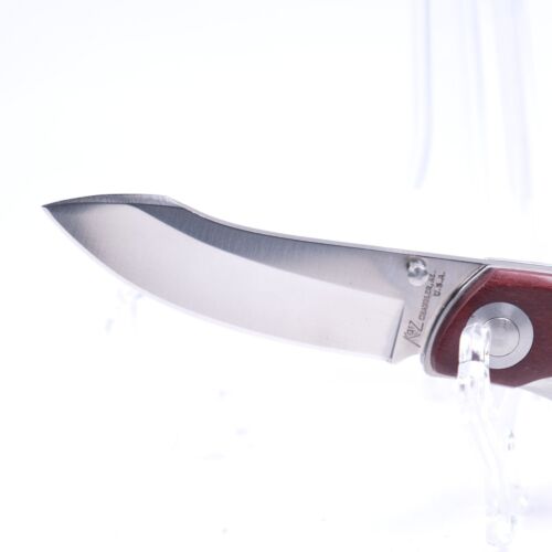 KATZ KNIVES JAPAN KAGEMUSHA YT-80 NINJA POINT CHERRY HANDLE FOLDING POCKET KNIFE - Picture 5 of 9