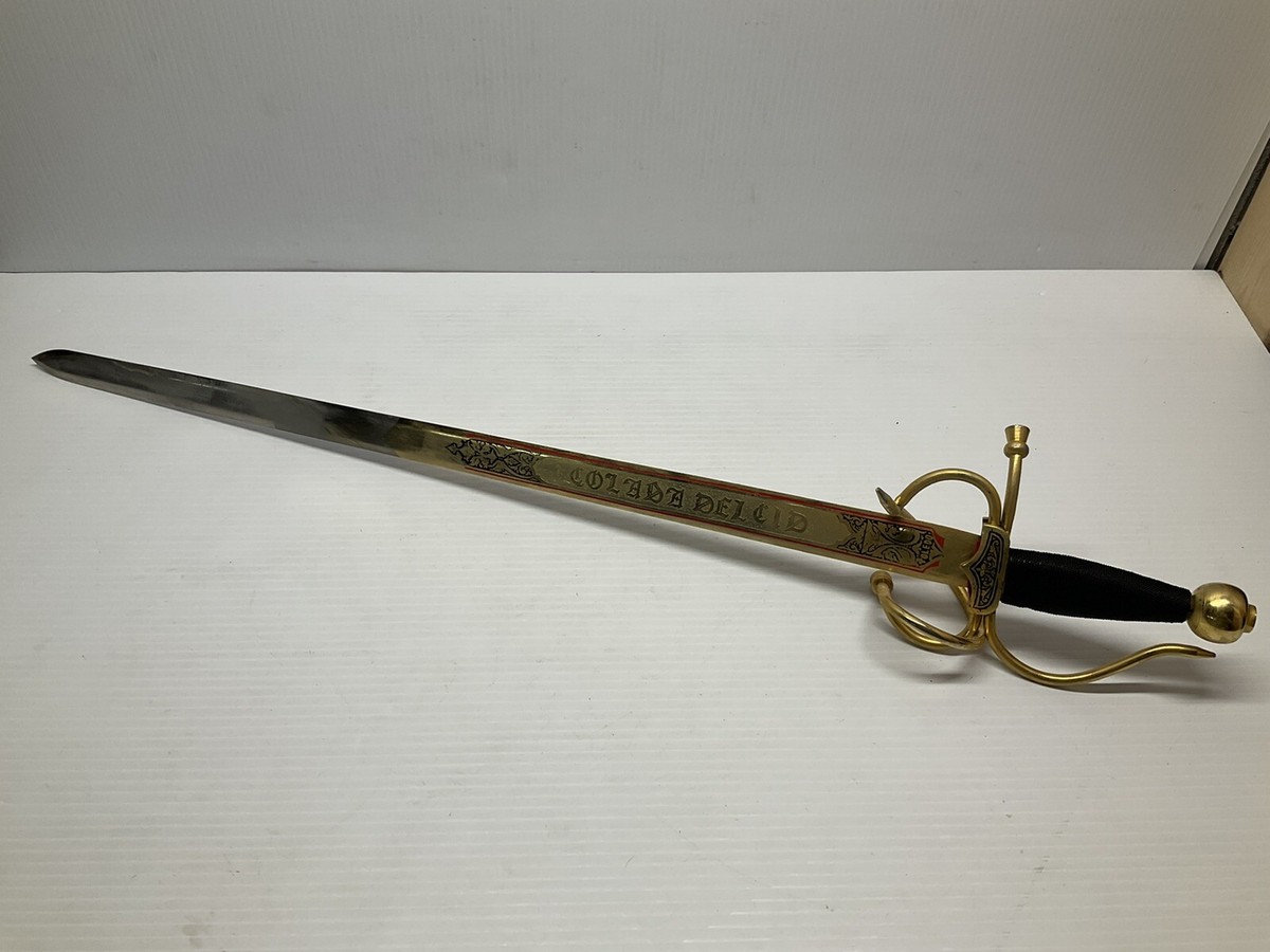 Vintage Steel Ornate Replica Rapier Sword Imperial City Toledo