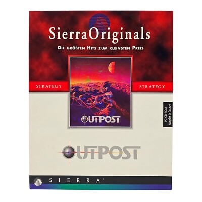 Jeu PC Outpost - Big Box Complète (boîte Grande Taille) Avec Notice, En Bon état, Jeu De Simulation