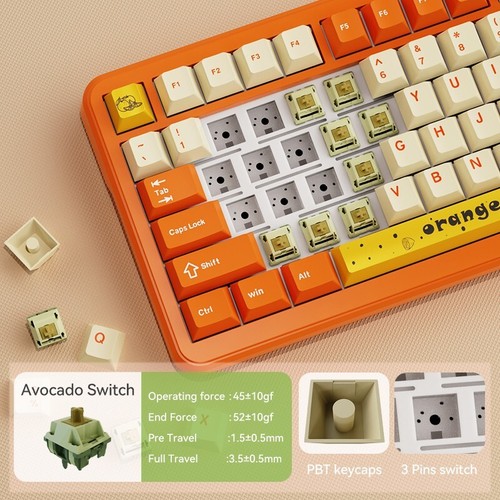 AJAZZ AK820 MAX kabellose mechanische Gaming-Tastatur mit drei Modi - Bild 54 von 90