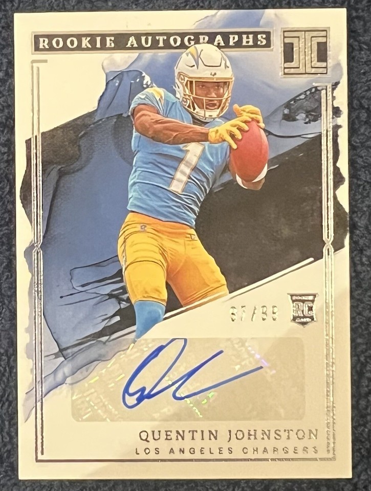 2023 Panini Impeccable Quentin Johnston #RA-QJ - 1 of 1