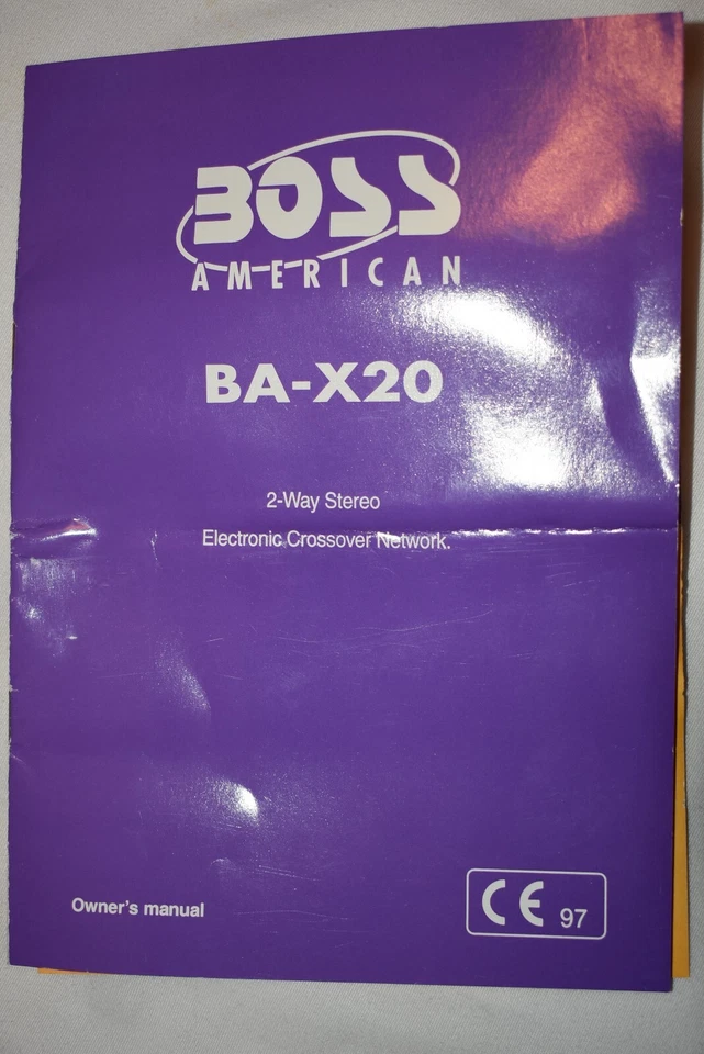 NEW in box old stock 12 volt Boss American 2 way active crossover - Image 4 of 4