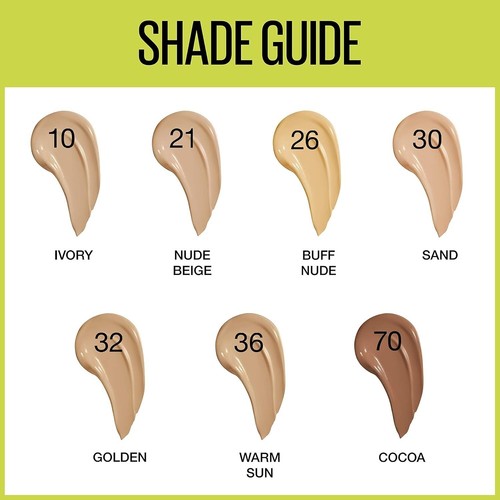 Maybelline Super Stay Active Wear 30 Hour Foundation 10 Ivory - Picture 5 of 15