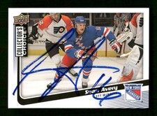 2009-10 UD Collector's Choice 121 Sean Avery signed auto autograph very tough JK