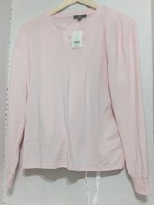 Loft Brand Women's Pajamas Set Pink With Fine Stripes Medium