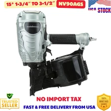 Coil Framing Nailer Pneumatic 1-3/4-In up to 3-1/2-In Wire Collated Coil Framing