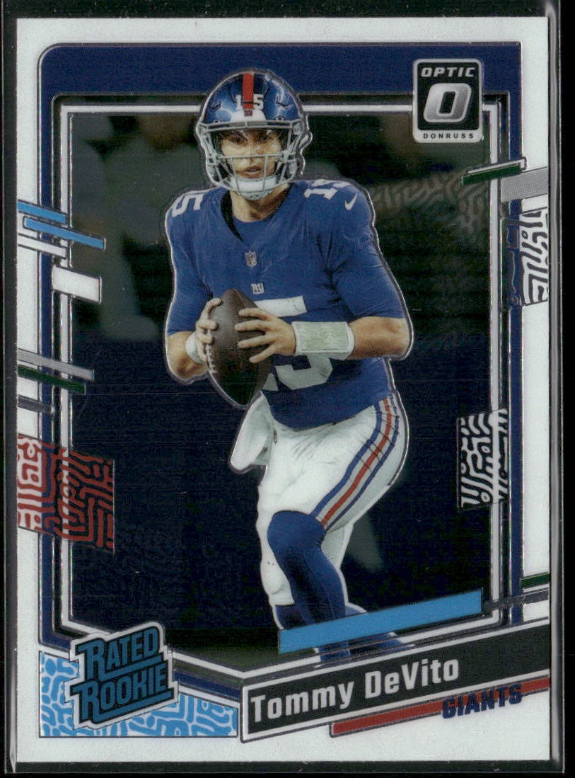 2023 Donruss Optic #280 Tommy DeVito Rookie New York Giants