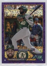 2023 Topps Chrome Purple Speckle Refractor 3/299 Dermis Garcia García #183 ut4