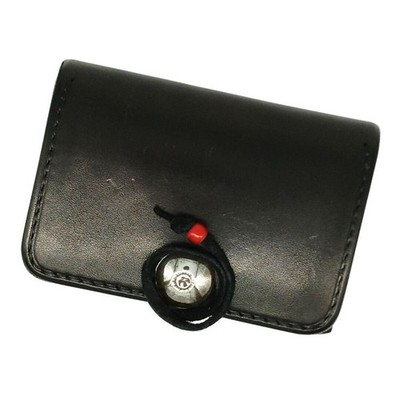 ゴローズ goro‘s ケース GOROS Saddle Leather Card Case Eagle Engraved Concho Custom Black