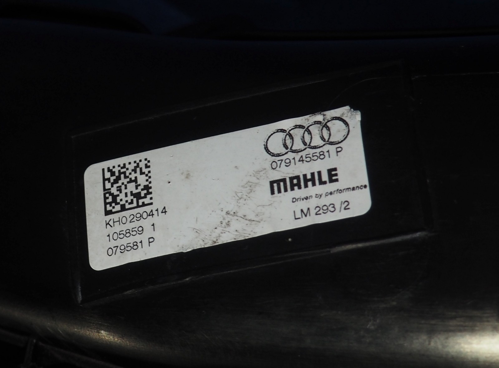 2013-2018 Audi RS7 S6 S8 Bentley 4.0L V8 Engine Turbo Intake Duct OEM 37K Miles!