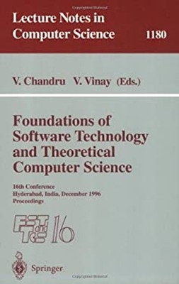 Foundations of Software Technology and Theoretical Computer Scien