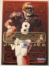 1996 SkyBox Impact Rookies Rookie Jeff Blake #119 Bengals NFL Football Card. rookie card picture