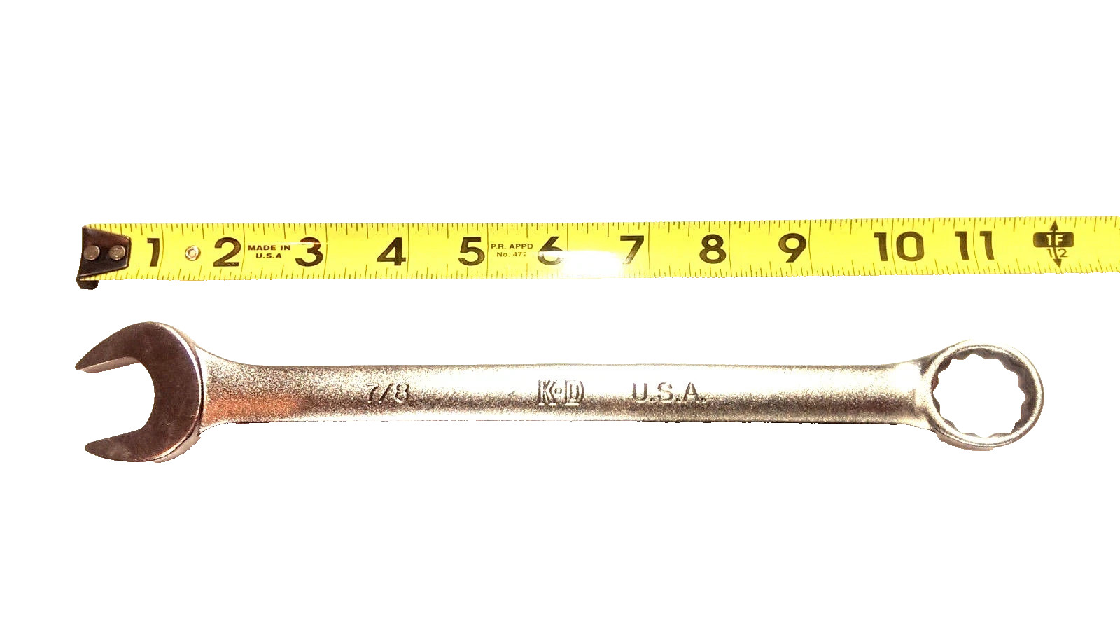 K-D Tools 12pt Combination Forged Alloy Wrench 7/8" KD 63128 *MADE IN THE USA*