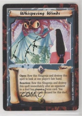1996 Legend of the Five Rings L5R CCG - Forbidden Knowledge Whispering Winds