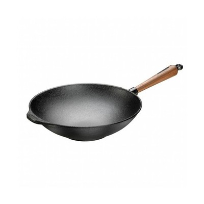 SKEPPSHULT Wok, Cast Iron, 30 cm