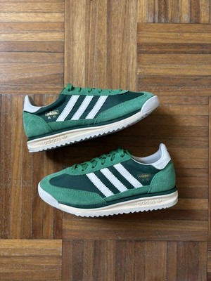Adidas SL72 Grün Weiß - Größe 36,5 4,5 US 