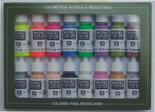 Vallejo Acrylic Wargames Special Set 12, 16x17ml Paints for Models  Miniatures