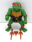 Vintage 1988 TMNT Teenage Mutant Ninja Turtle Raphael 4" Action Figure & Weapons
