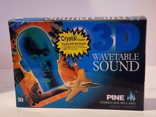 Pine Stereo Sound Card Crystal Chipset 16-bit ISA Plug And Play