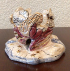 New Blue Sky Clayworks Heavenly Light Angel Votive T-Lite Candle Holder, Signed — photo 4