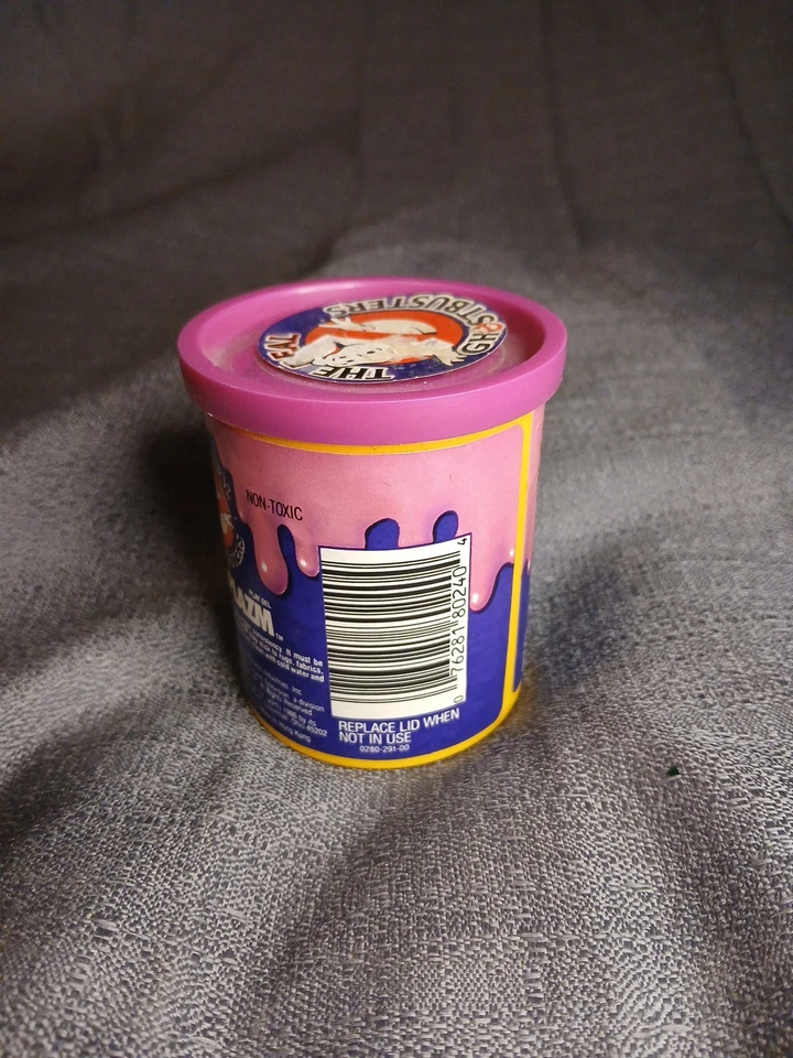 Kenner REAL Ghostbusters 1988 de colección púrpura Ecto-Plazm limo lata RARO sin juguete Foto 4 de 4