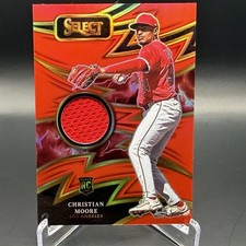 2025 Select Sparks Jersey Patch - Christian Moore /99 #SP-CM - LA Angels