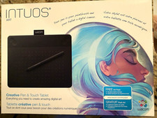 Wacom Intuos Art CTH-490/K Pen  Touch Tablet Pen Cable Box Extra Nibs