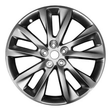 20x8.5 5 Double Spoke Alloy Wheel Painted Medium Smoked Hypersilver 560-95100