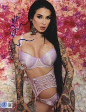Joanna Angel Signed 8x10 Photo BAS Beckett Witness COA Autograph Adult Star