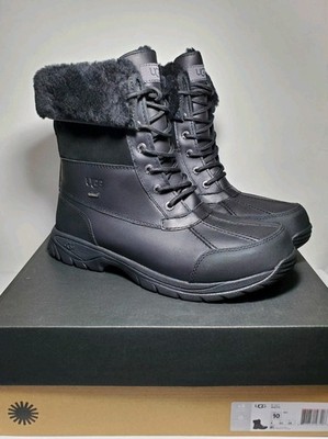 UGG Butte Mens 5521 Black Leather Waterproof Boots Men\'s size 10 UGG® Butte for Men | Cold Weather Boots at UGG.com main image 2