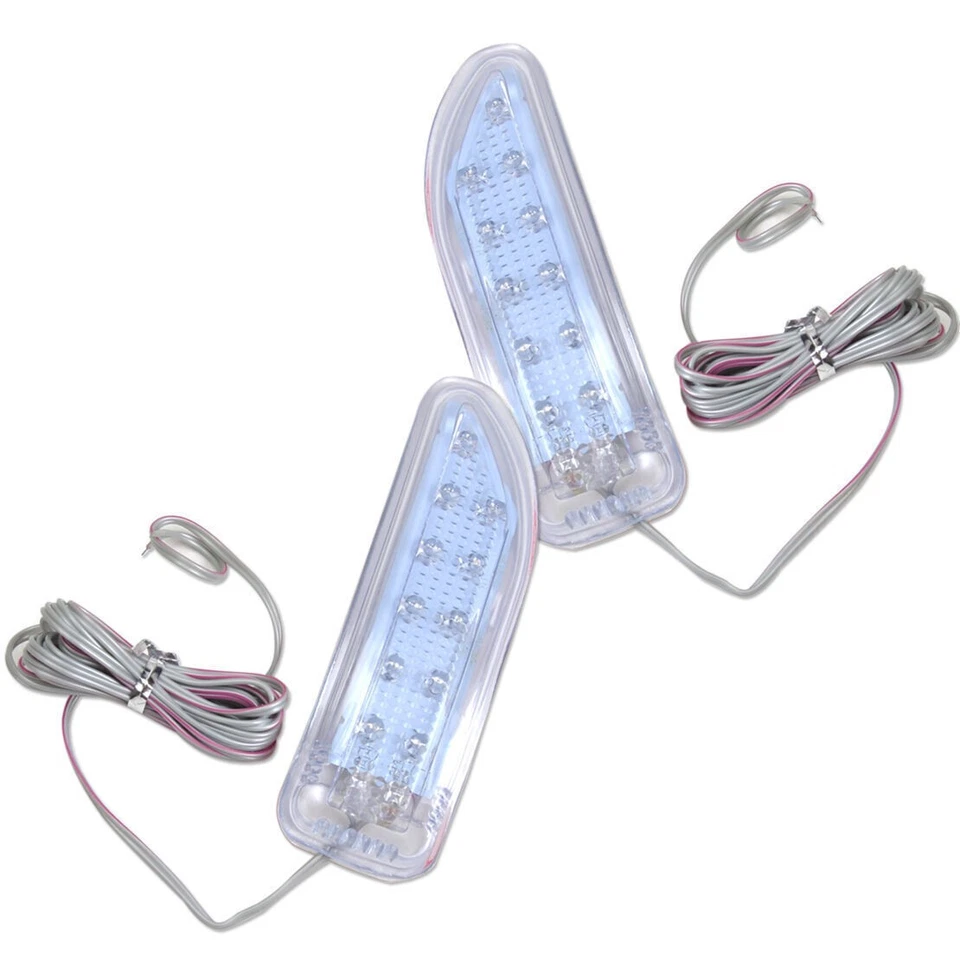 Espejo retrovisor lateral anticolisión coche 13 LED luz de señal de giro suave lámpara indicadora Foto 2 de 4