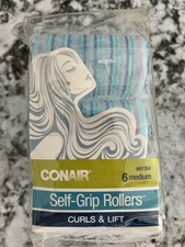 Conair Medium Self-Grip Rollers Curls And Lift - A Rare Find 
