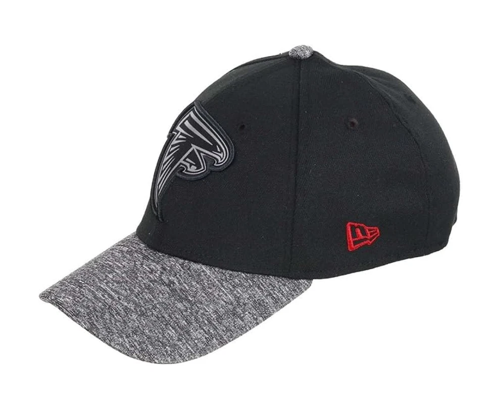 Atlanta Falcons Erwachsene Cap New Era NFL 39Thirty Schwarz Mütze - Neu
