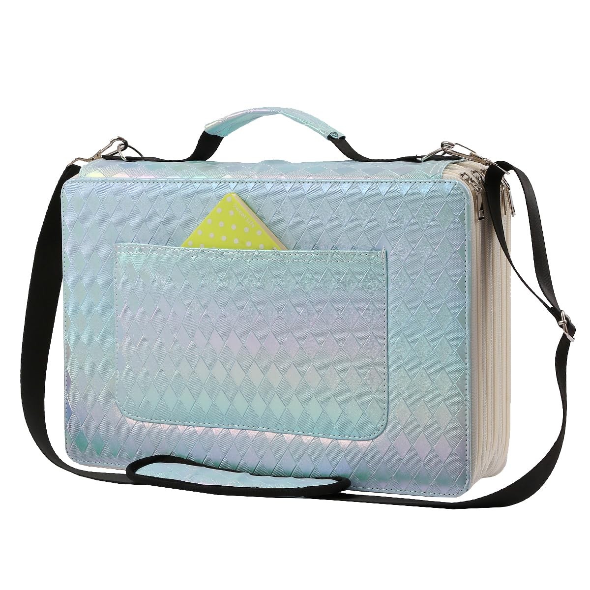 Organizer Pu Deluxe Leather Pencil Case Holder For W...